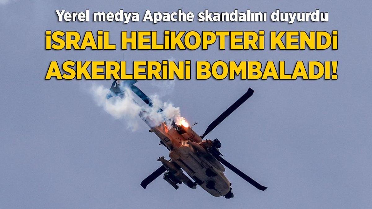 Gazze’deki savaşta son dakika… İsrail helikopteri kendi askerlerini bombaladı!