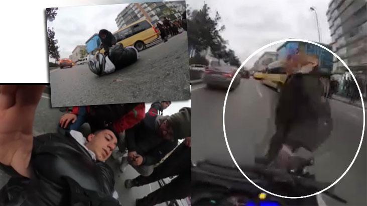 Karşıdan karşıya geçmeye çalışan yayaya çarptı: İnşallah geberir