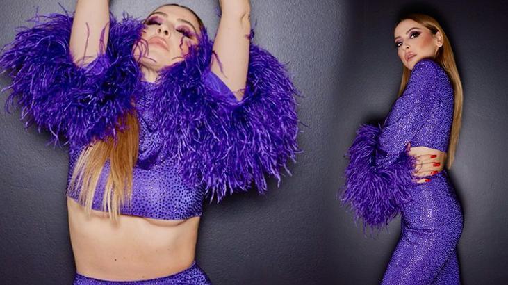 Hadise morlar içinde! ‘Sabahları sırtımı kütletirken ben’