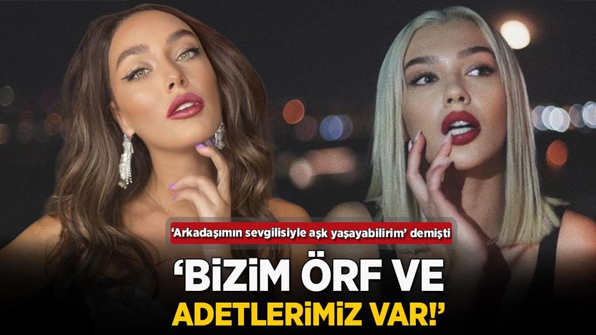 ‘Arkadaşımın sevgilisiyle aşk yaşayabilirim’ demişti! Cerem Onurluer’den Melisa Döngel’e tepki
