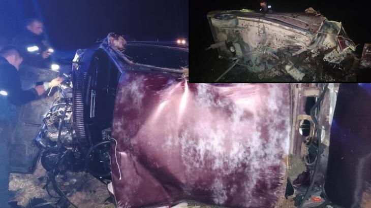 Gaziantep’te kontrolden çıkan otomobil takla attı! 1 ölü, 1 yaralı