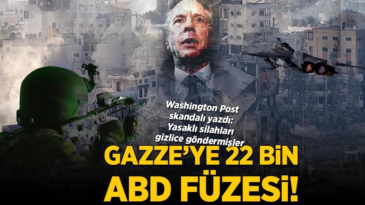 Gazze’ye 22 bin ABD füzesi! Washington Post yazdı; yasaklı silahları gizlice göndermişler