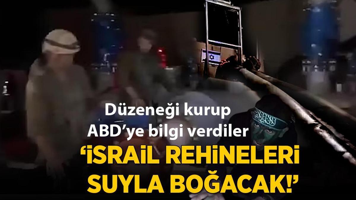 ABD’ye bilgi verildi: ‘İsrail rehineleri suyla boğacak’