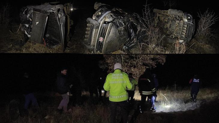 Yozgat’ta kontrolden çıkan kamyonet ormanlık alana devrildi: 1 ölü, 3 yaralı