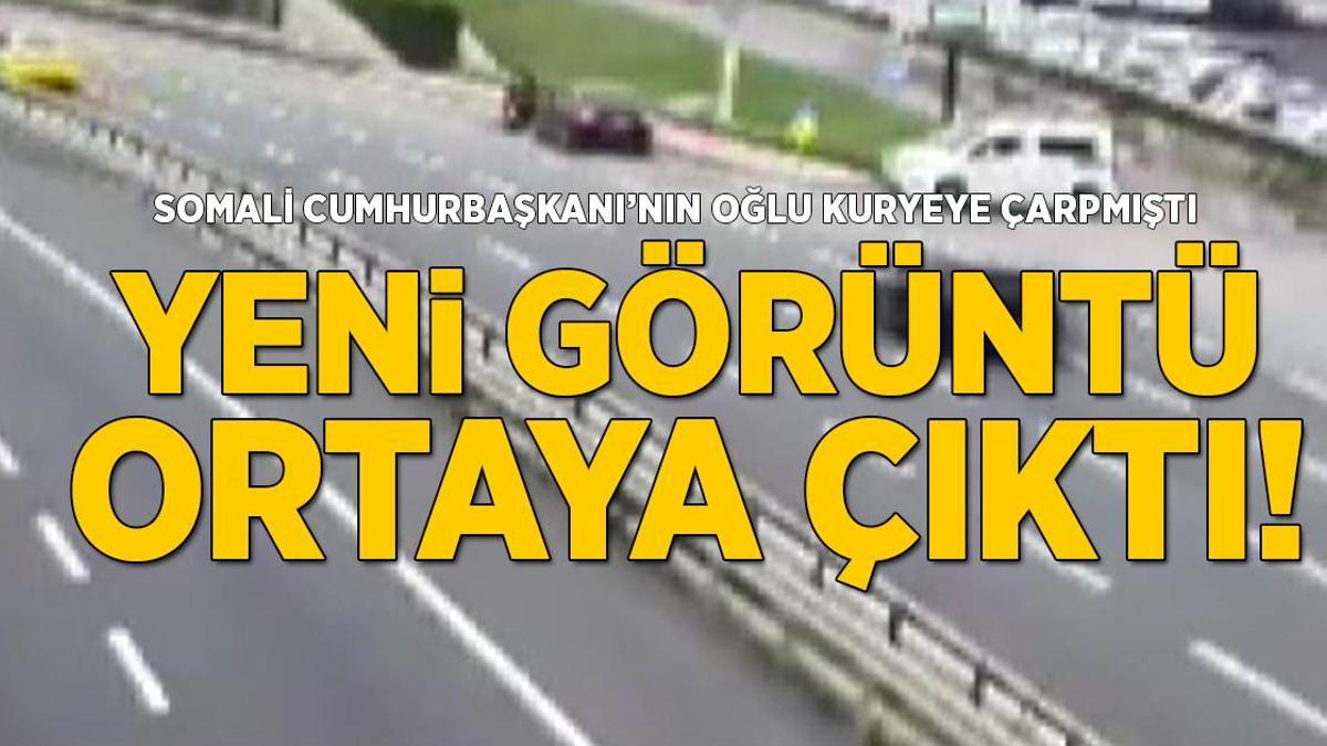 Somali Cumhurbaşkanı’nın oğlu kuryeye çarpmıştı! Yeni görüntü ortaya çıktı
