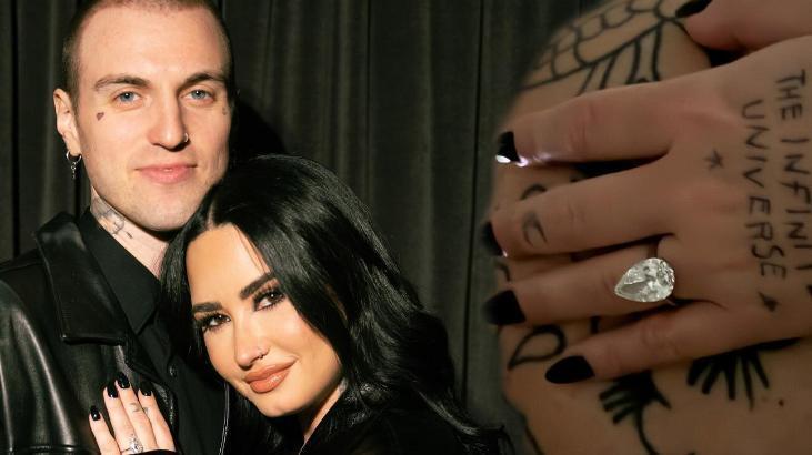 Demi Lovato nişanlandı: Hayatımın aşkıyla evleneceğime inanamıyorum!