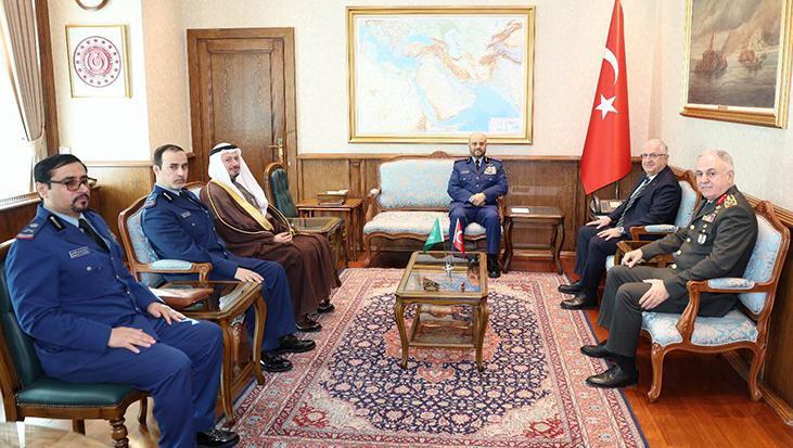 Bakan Güler, Suudi Arabistan Genelkurmay Başkanı ile görüştü
