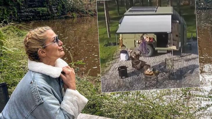 Tuğba Özay karavanda yaşamaya başladı! ‘Bende insan korkusu var’