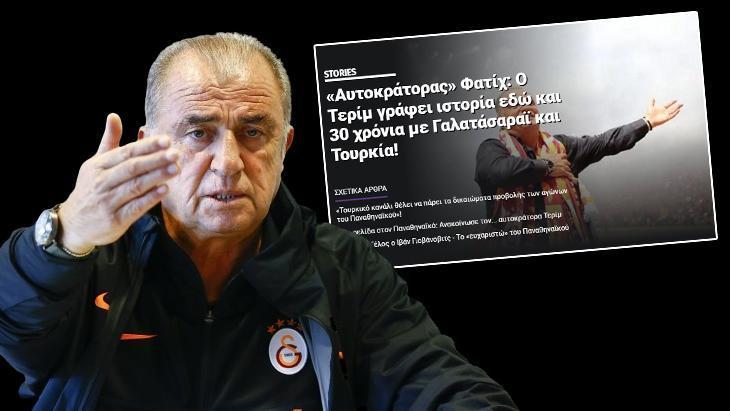 Yunanistan’da manşet Fatih Terim: 30 yıldır tarih yazıyor