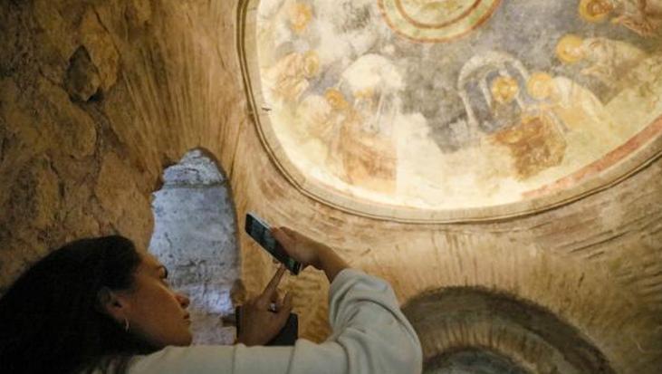 ‘Noel Baba’ için geldiler! İlçeye akın