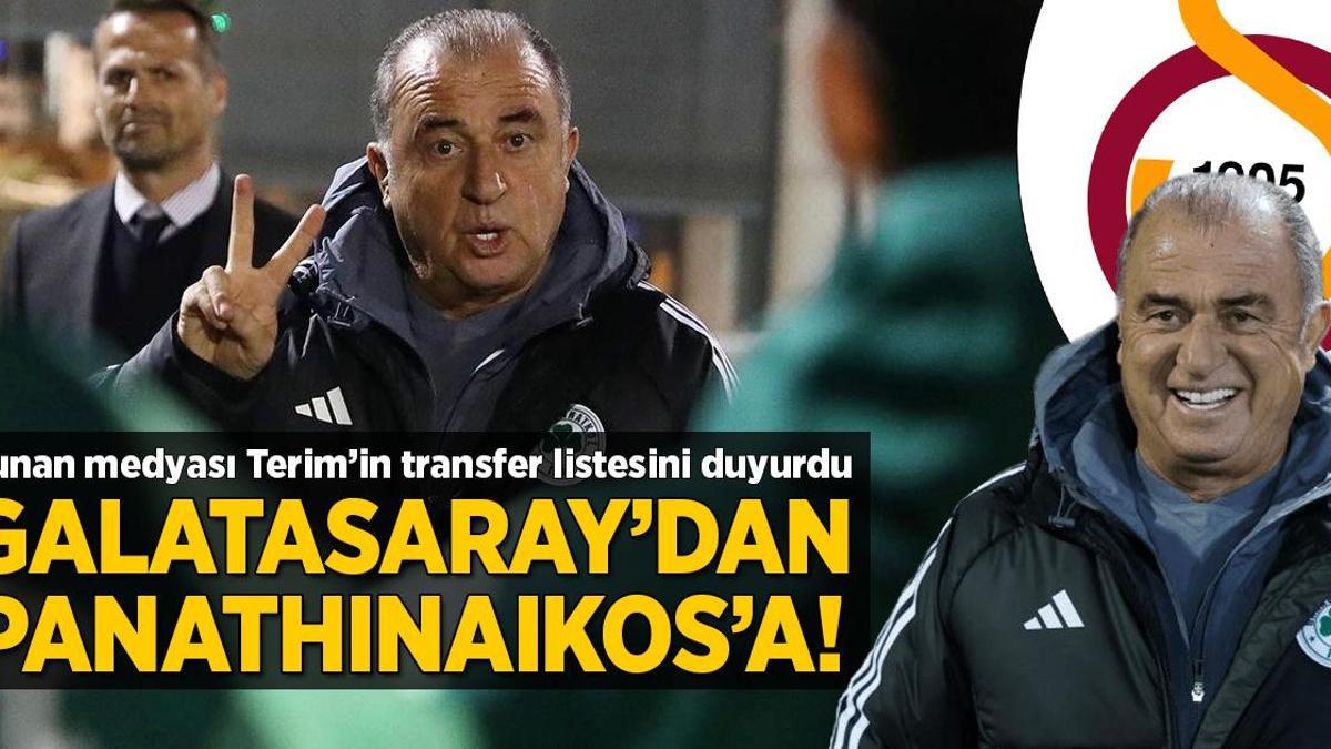 SON DAKİKA | Yunan basını Fatih Terim’in transfer listesini duyurdu! Galatasaray detayı