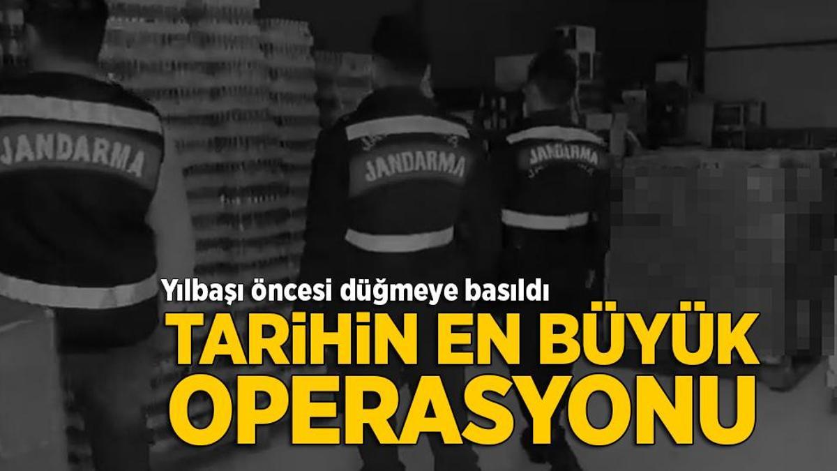 Yılbaşı öncesi düğmeye basıldı! Tarihin en büyük operasyonu
