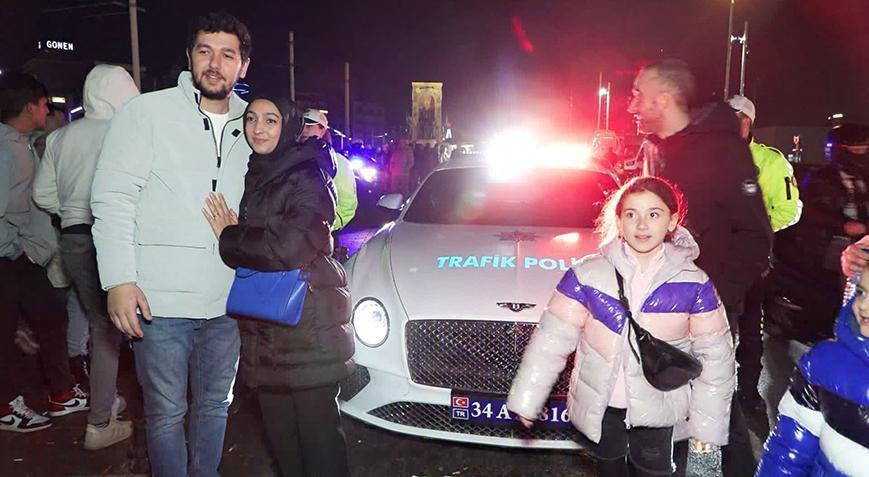 Suç örgütlerinden ele geçirilen lüks araçlar Taksim’de!