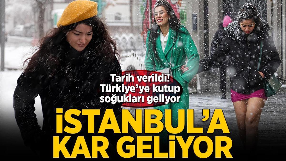 Son dakika… İstanbul’da beklenen kar yağışı için tarih verildi! Türkiye’ye kutup soğukları geliyor
