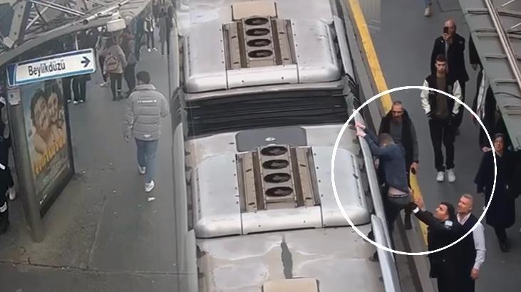 Metrobüsün üzerinde yakalandı! Sosyal medya fenomeni tık uğruna bunu da yaptı