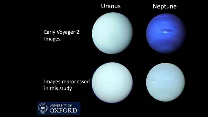 Yeni araştırma Neptün ve Uranüs’ün gerçek renklerini ortaya çıkardı