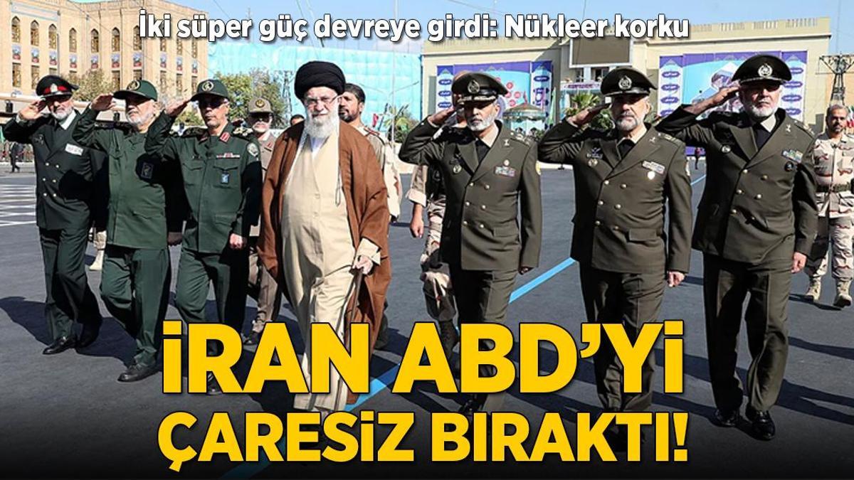 İran ABD’yi çaresiz bıraktı! İki süper güç devreye girdi, nükleer korku