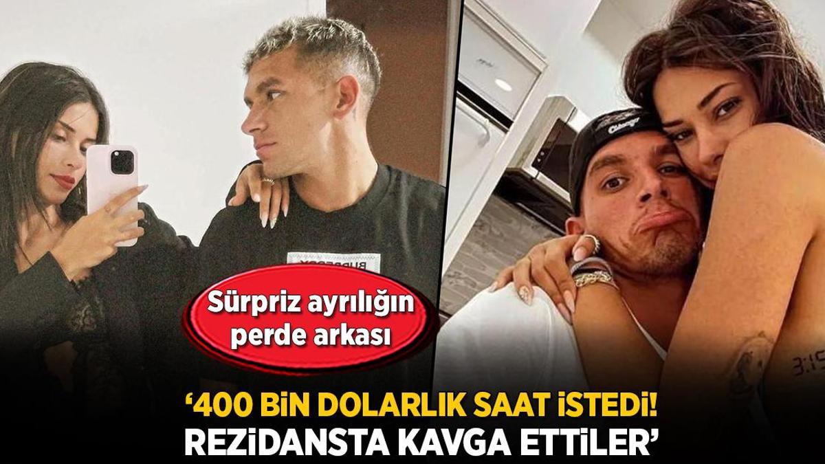 Lucas Torreira ile Devrim Özkan ayrılığının perde arkası! ‘Rezidansından kavga, ağlama sesleri geldi’