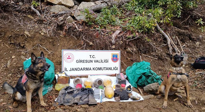 Giresun’da operasyon! Terör örgütüne ait sığınak bulundu