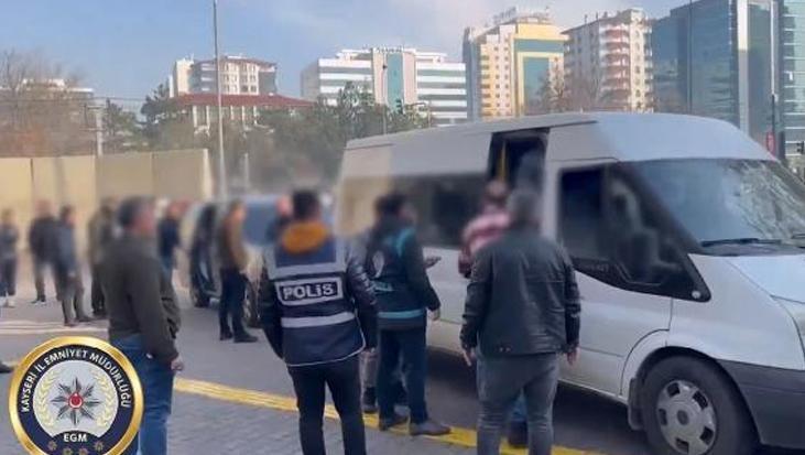 Kayseri’de hırsız operasyonu