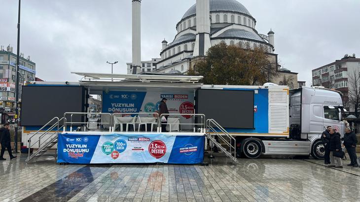 Yüzyılın Dönüşümü İstanbul için bilgilendirme tırları yollarda