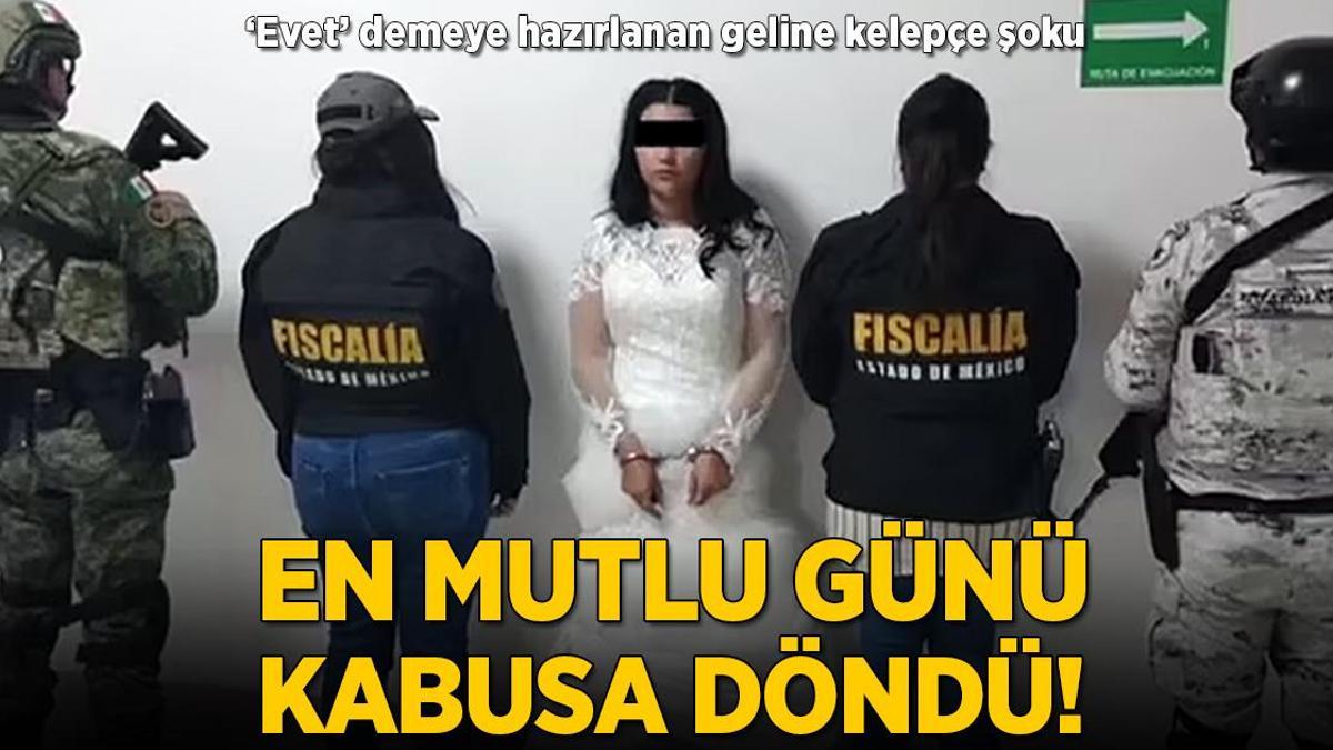 ‘Evet’ demeye hazırlanan geline kelepçe şoku! En mutlu günü kabusa döndü