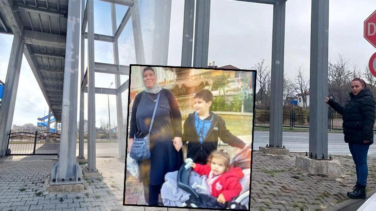 ‘Asansör yok’ diye üst geçidi kullanamadı! Bir aile parçalandı