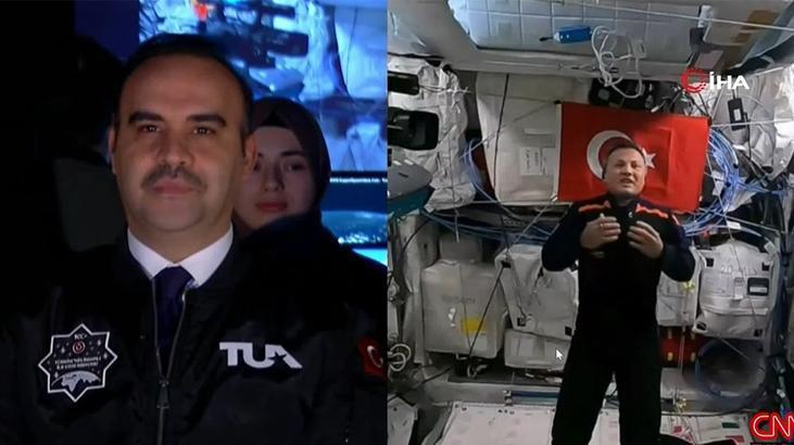 Bakan Kacır, ilk Türk astronot Alper Gezeravcı ile görüştü