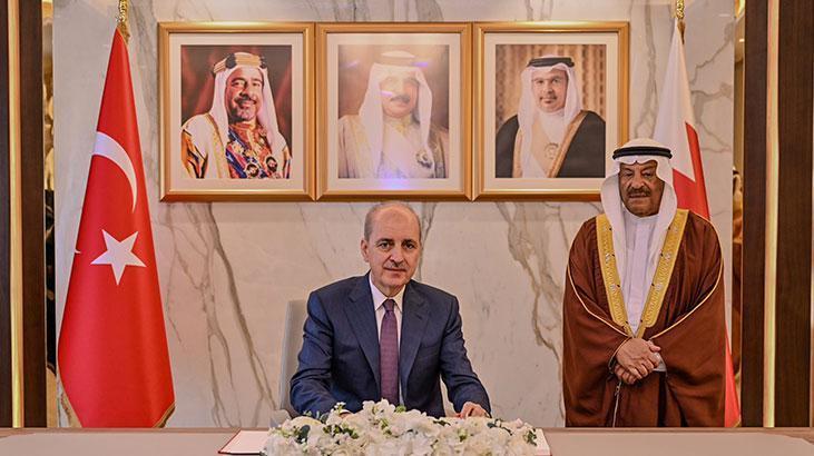 TBMM Başkanı Kurtulmuş, Ali bin Saleh Al Saleh ile bir araya geldi