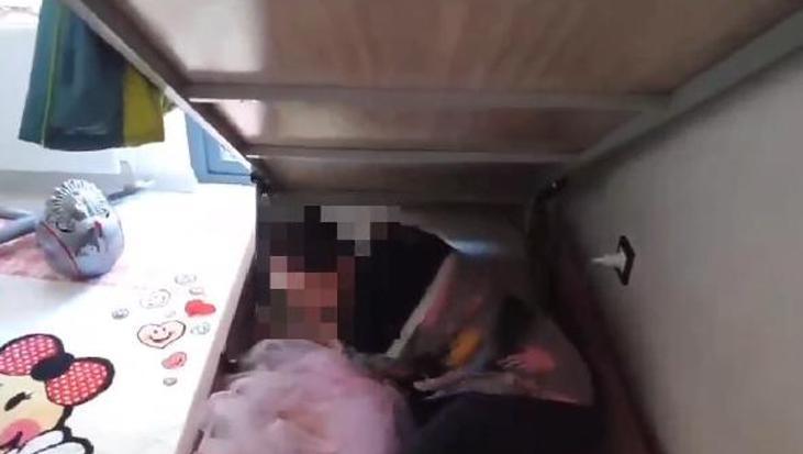 Her yerde aranıyordu, bazanın içinde yakalandı