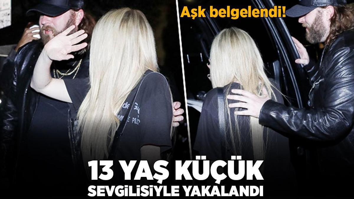 Aşk belgelendi! 13 yaş küçük sevgilisiyle kameralara yakalandı