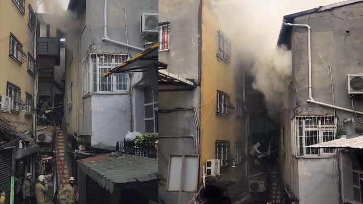 İstanbul’da korkutan yangın! Tarihi handan dumanlar yükseldi