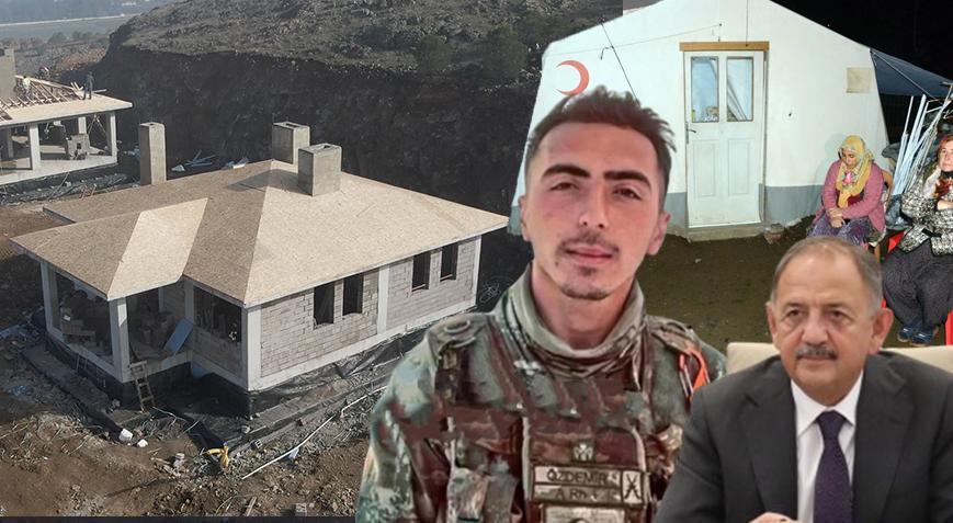 Bakan Özhaseki, Şehit Müslüm Özdemir’in ailesine ev sözü vermişti! Teslim edileceği tarih belli oldu