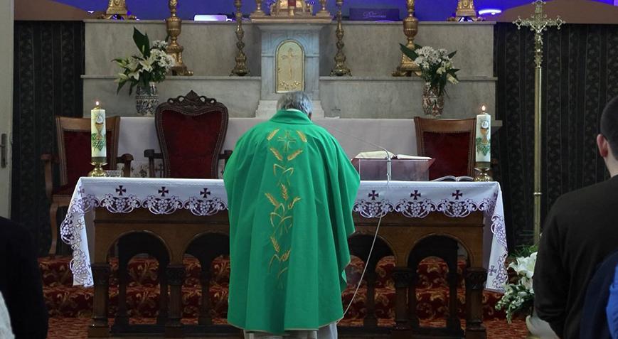Santa Maria Kilisesi’nde saldırı sonrası ilk Pazar ayini yapıldı