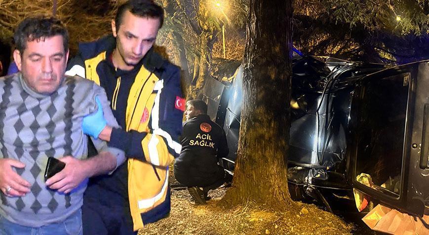 Otomobil taklat attı, ekipleri sürücüyü aradı! ‘Bana ”kenarda otur” dediler’