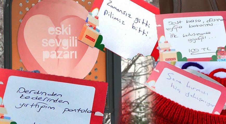 İstanbul’da ilginç yer! Eski sevgililerine ait ne varsa satışa çıkardılar
