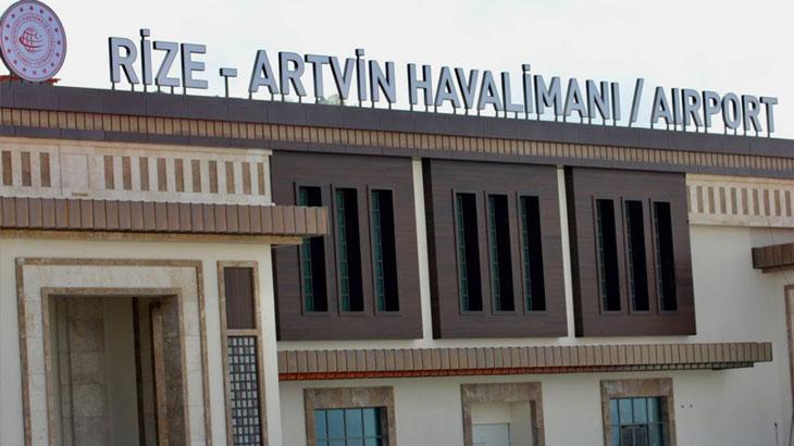 Rize-Artvin Havalimanı’nı 85 bin 794 yolcu kullandı