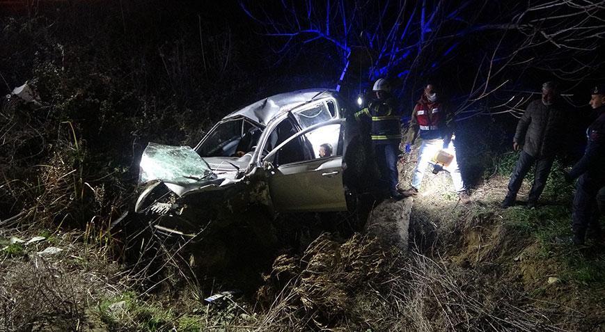 Çanakkale’de feci kaza! Devrilen otomobildeki kadın hayatını kaybetti