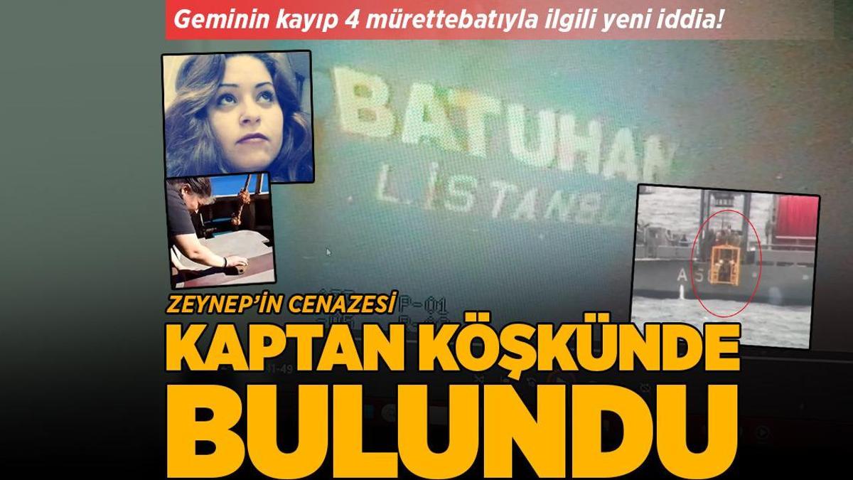 Marmara Denizi’nde batan ‘BATUHAN A’ isimli geminin kayıp 4 mürettebatı ile ilgili yeni iddia!