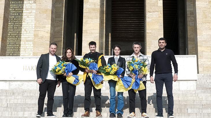 Gala öncesi Anıtkabir’i ziyaret ettiler