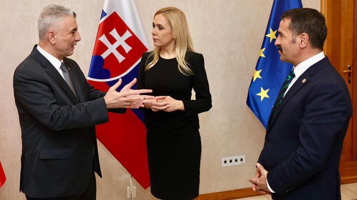 Bolat, Slovakya Başbakan Yardımcısı ve Ekonomi Bakanı Sakova ile görüştü gerçekleştirdi