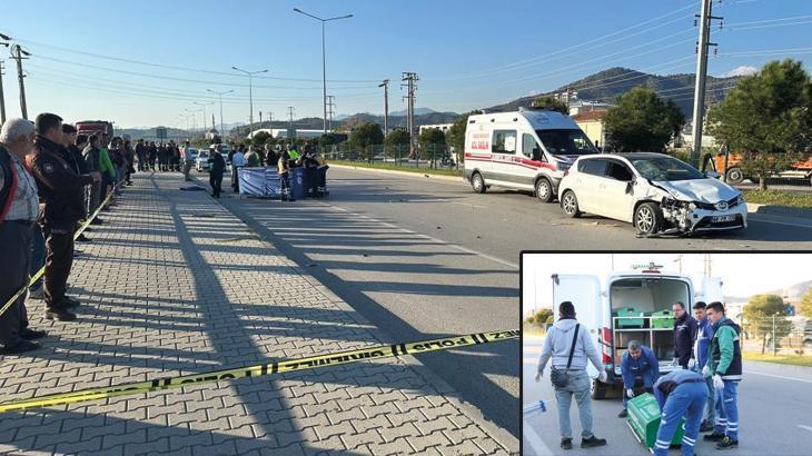 Fethiye’de feci kaza! Otomobil motosikletle çarpıştı: 2 ölü, 1 yaralı