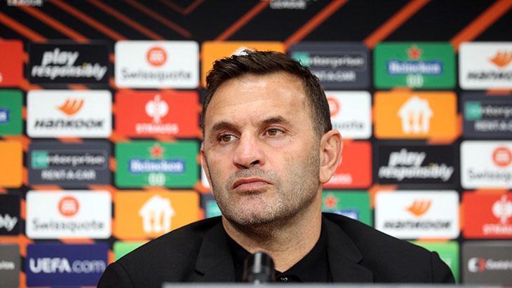 Okan Buruk’tan Çek muhabirlere tepki! ‘Siz konuşun isterseniz’