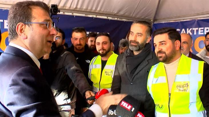 Ekren İmamoğlu AK Parti standını ziyaret etti