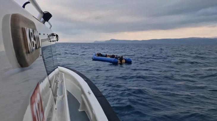 Ayvacık açıklarında 106 kaçak göçmen yakalandı