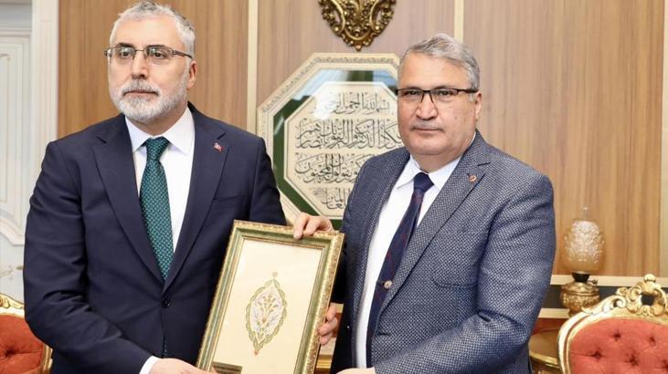 Başkan Çerçi’den Bakan Işıkhan’a ziyaret! Belediyenin hizmetleri hakkında bilgiler verdi