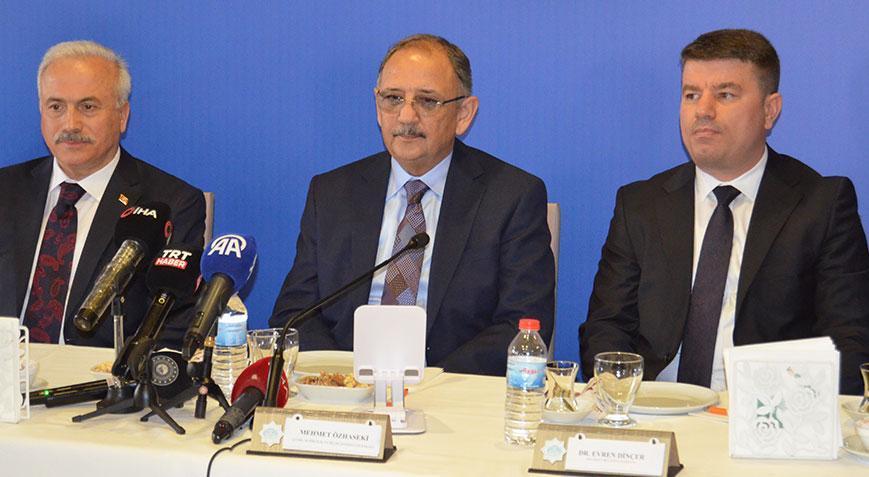 Mehmet Özhaseki: Deprem gerçeğini bilerek hareket etmeliyiz