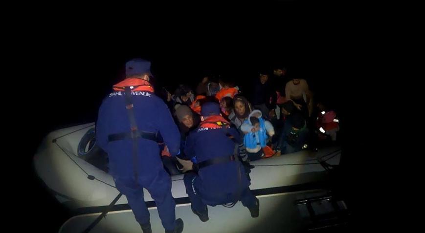 Yunanistan tarafından geri itildiler! 67’si çocuk 145 göçmen karaya çıkartıldı