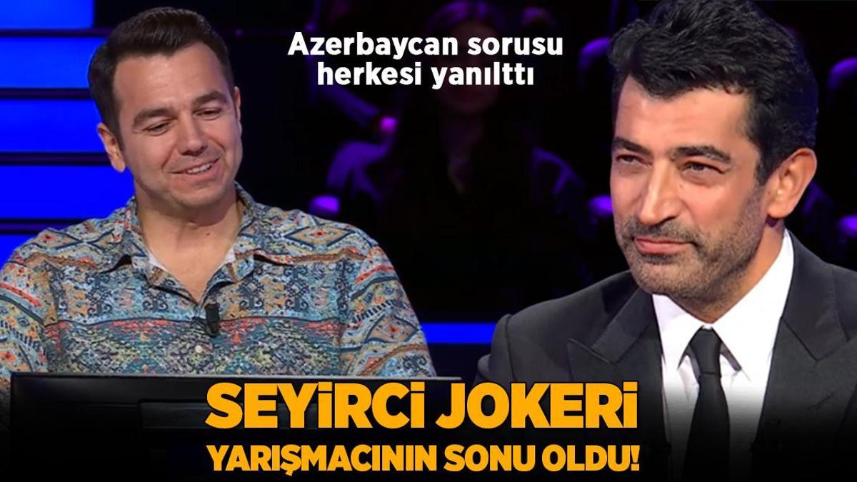 ‘Kim Milyoner Olmak İster’de seyirci jokeri yarışmacının sonu oldu! Azerbaycan sorusu herkesi yanılttı