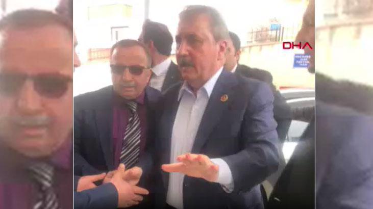 Son dakika… Mustafa Destici’nin makam aracı kaza yaptı